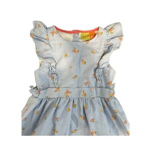 Penelope Mack Light Blue Dress with Floral Design
